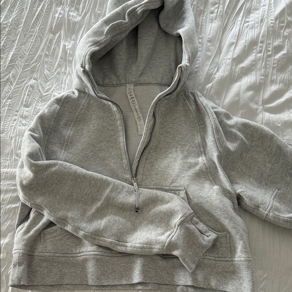 lululemon athletica Sweaters - lululemon womens cropped grey scuba